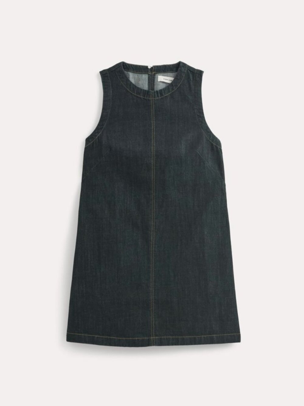 Everlane Women's Denim Shift Dress in Dark Indigo, Size 4